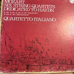 Mozart Six String Quartets “Haydn” Quartetto Italiano 3LP Box EX Vinyl